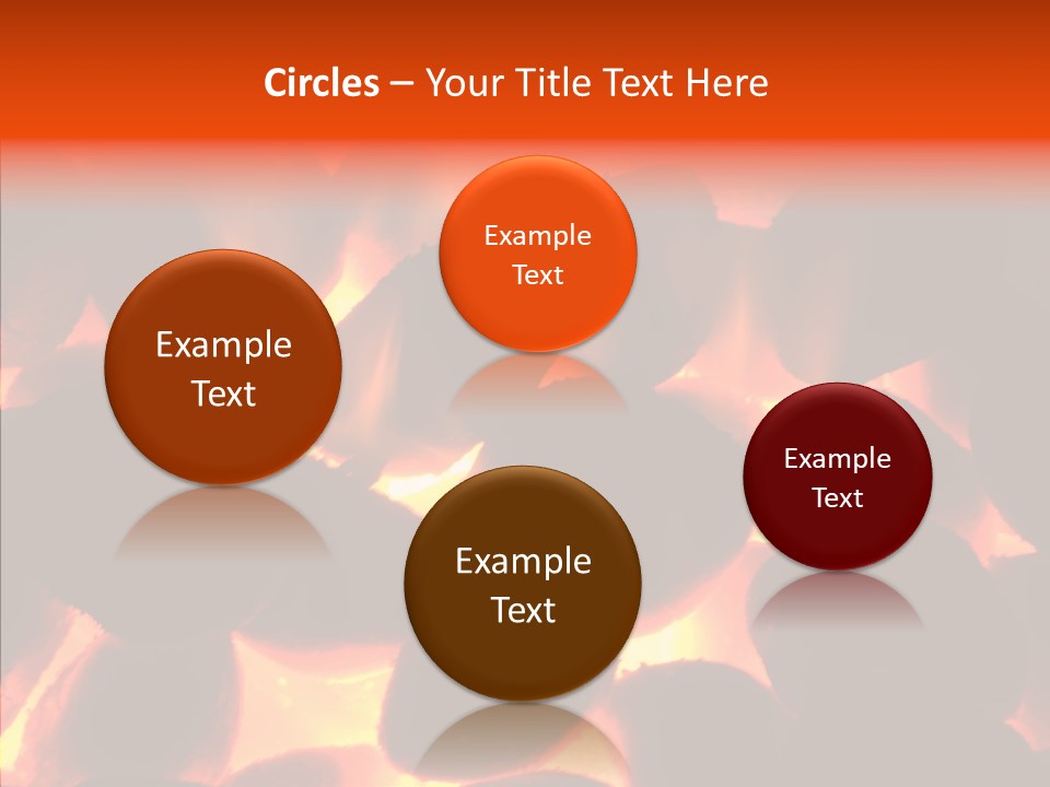 Purgatory Oven Blazing PowerPoint Template