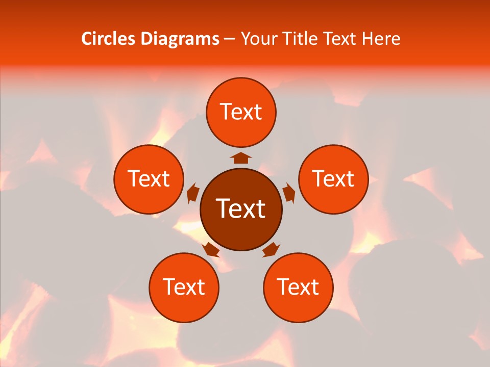 Purgatory Oven Blazing PowerPoint Template