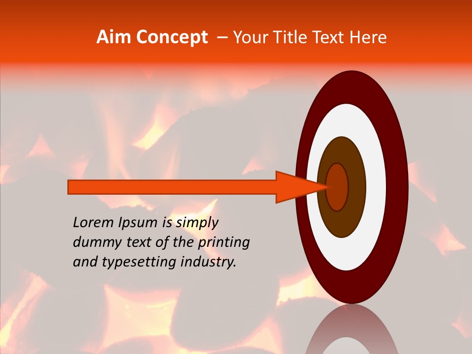 Purgatory Oven Blazing PowerPoint Template