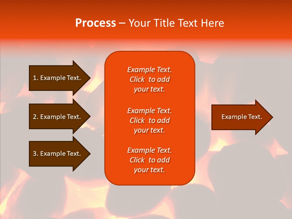 Purgatory Oven Blazing PowerPoint Template