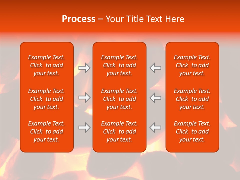 Purgatory Oven Blazing PowerPoint Template