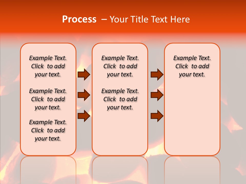 Purgatory Oven Blazing PowerPoint Template