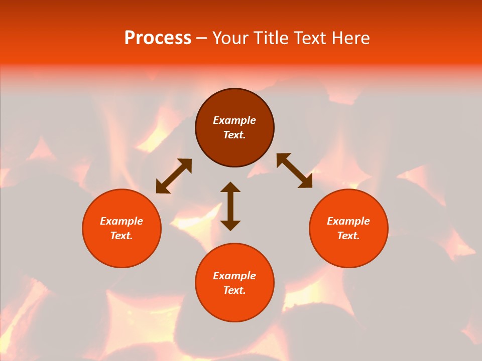 Purgatory Oven Blazing PowerPoint Template