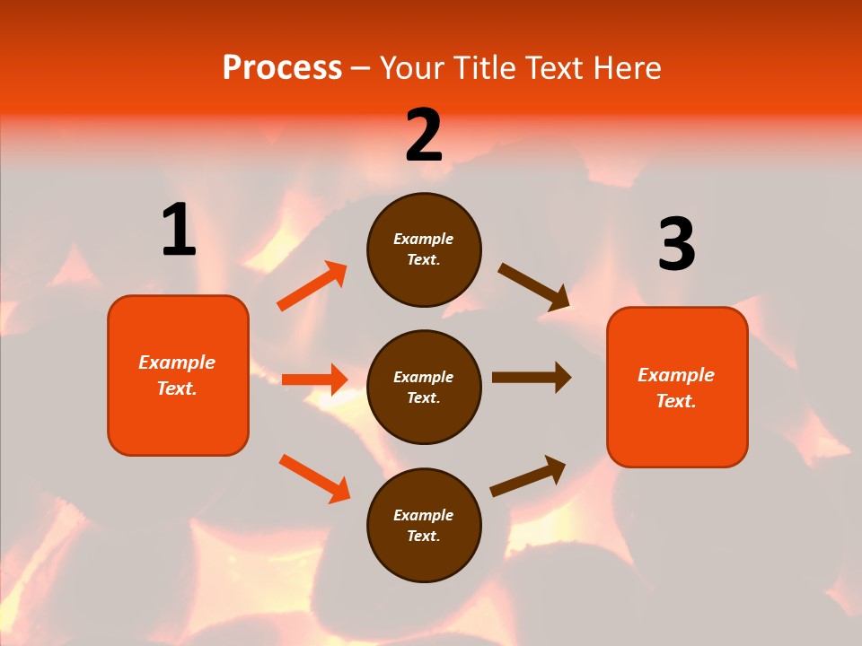 Purgatory Oven Blazing PowerPoint Template