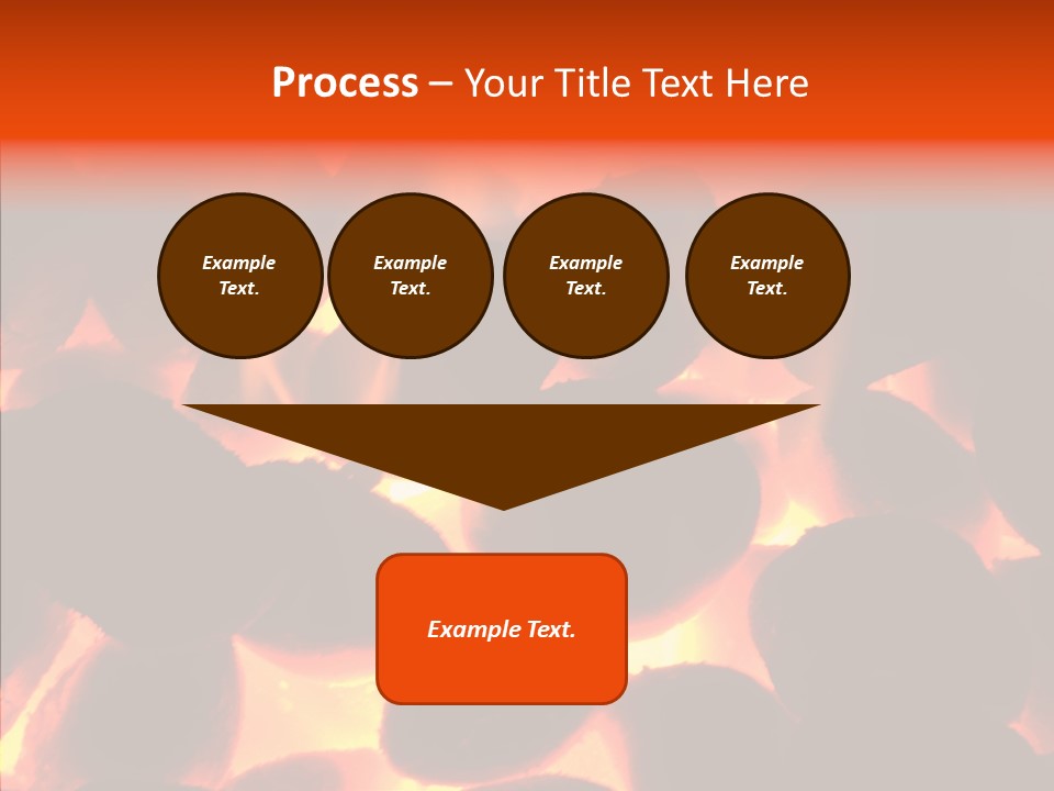 Purgatory Oven Blazing PowerPoint Template
