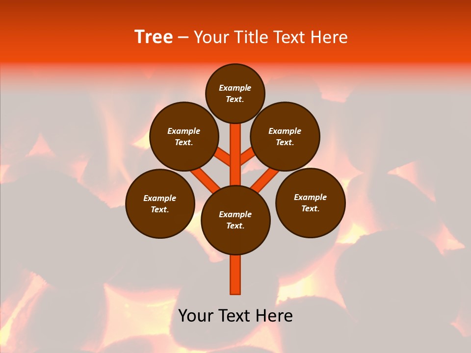 Purgatory Oven Blazing PowerPoint Template