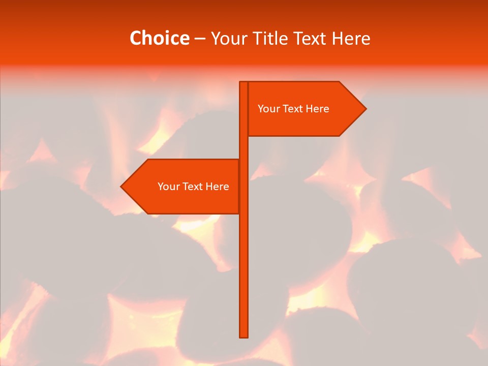 Purgatory Oven Blazing PowerPoint Template