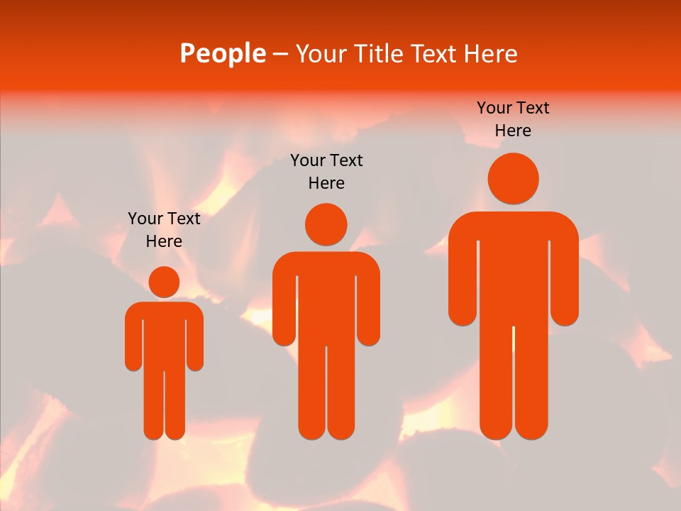 Purgatory Oven Blazing PowerPoint Template