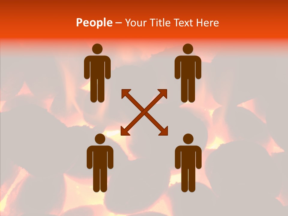 Purgatory Oven Blazing PowerPoint Template