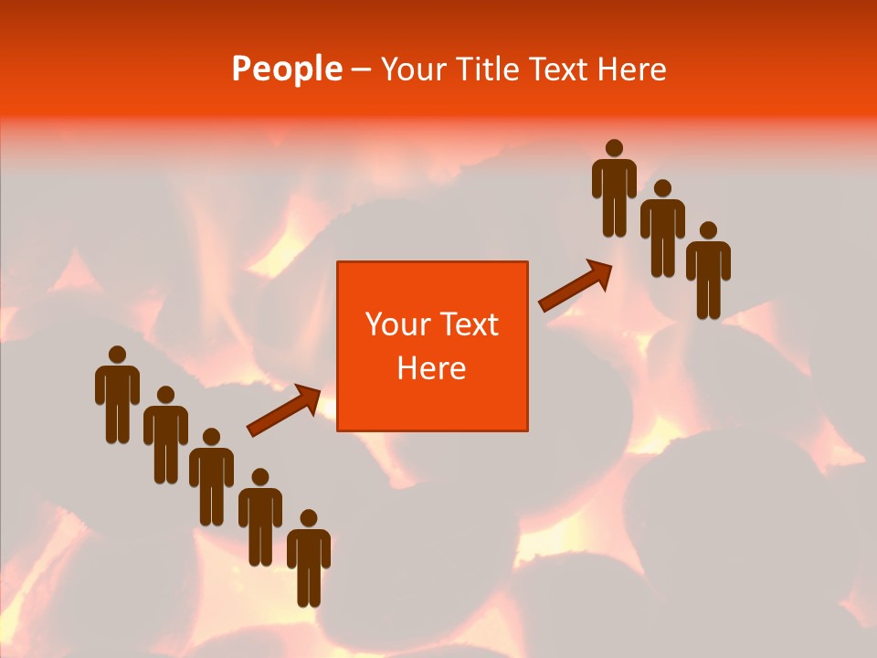 Purgatory Oven Blazing PowerPoint Template