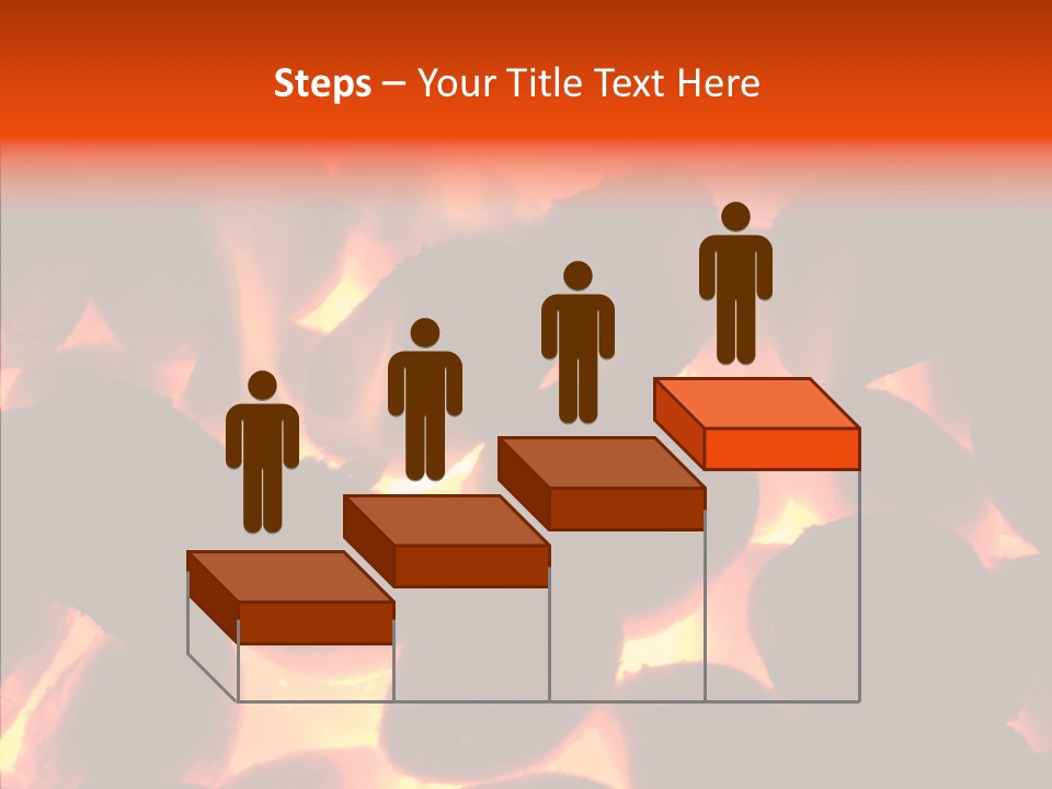 Purgatory Oven Blazing PowerPoint Template