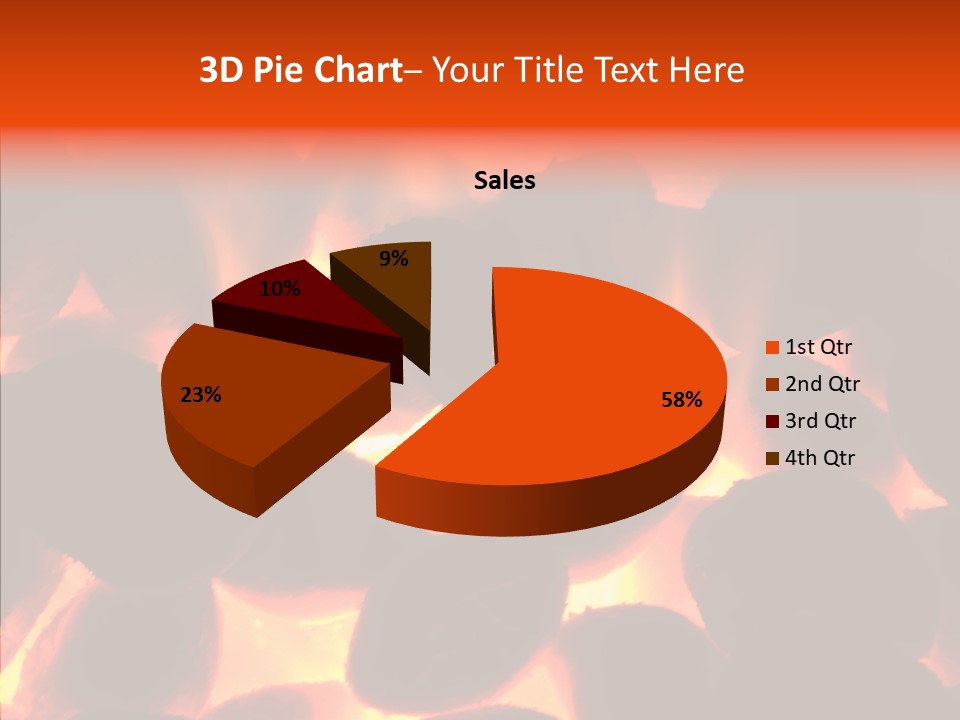 Purgatory Oven Blazing PowerPoint Template