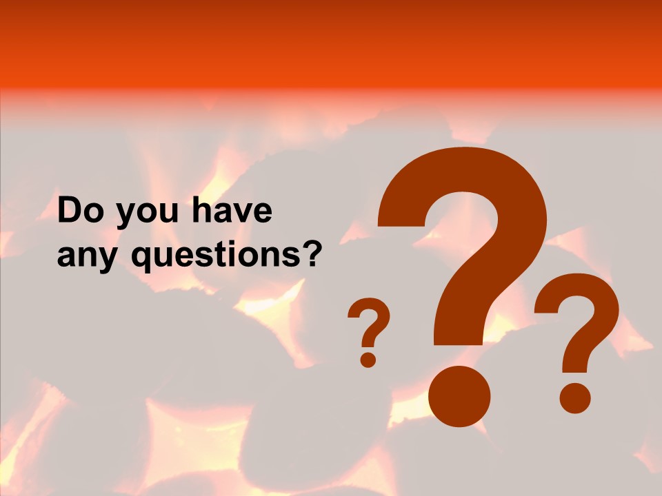 Purgatory Oven Blazing PowerPoint Template