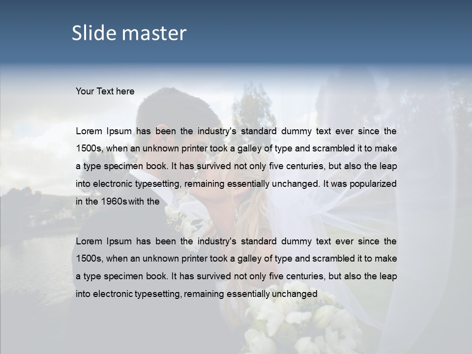 Relationship Man Female PowerPoint Template