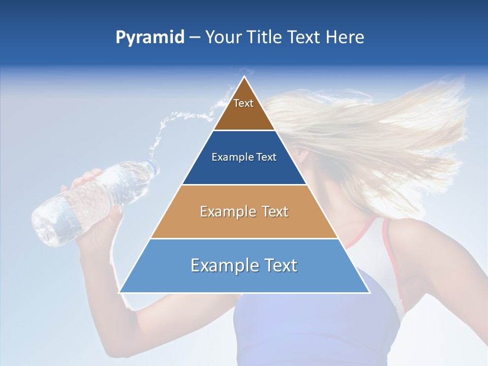 Water Hair Sunshine PowerPoint Template