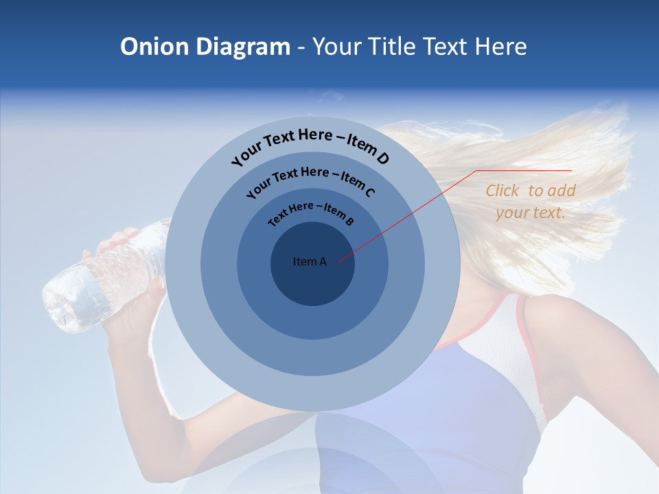 Water Hair Sunshine PowerPoint Template