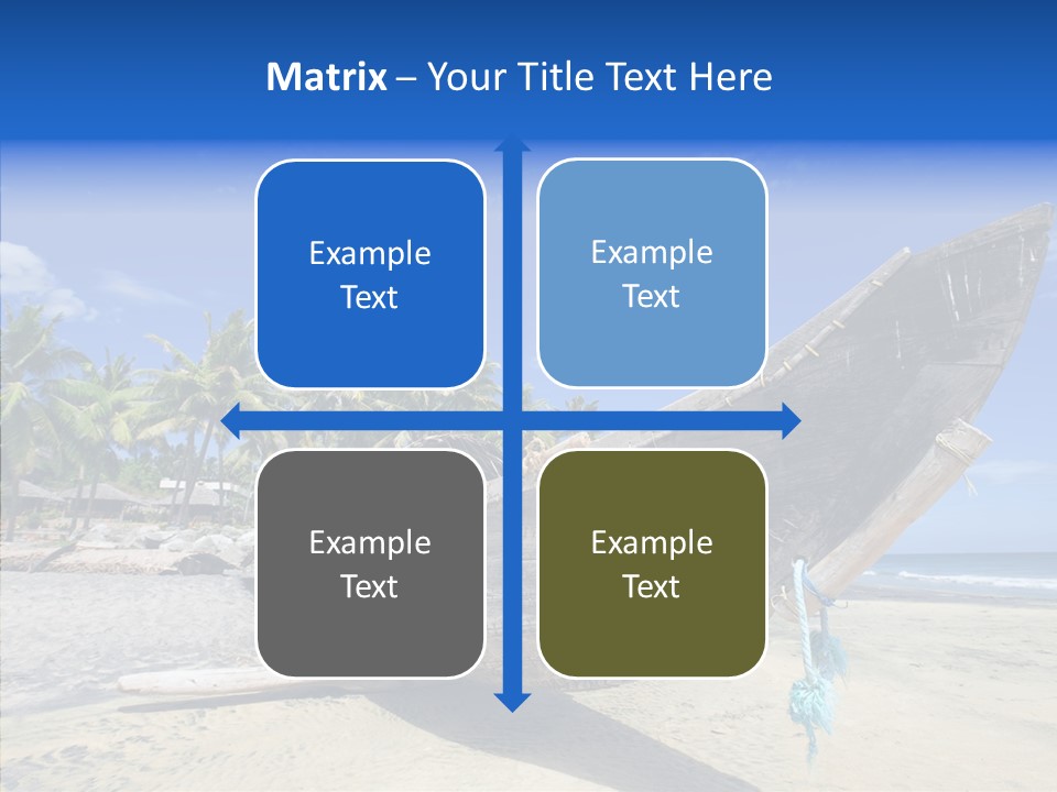 Leaf Swim Fun PowerPoint Template