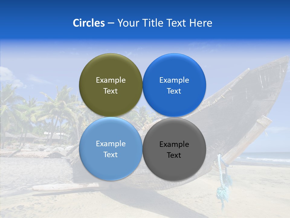 Leaf Swim Fun PowerPoint Template