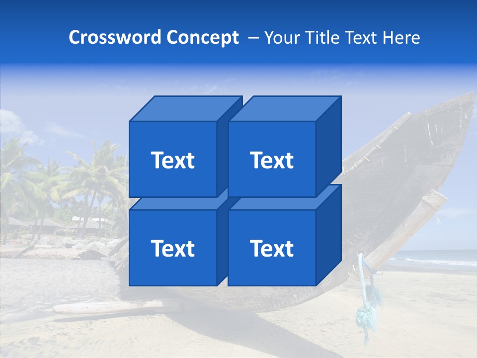 Leaf Swim Fun PowerPoint Template