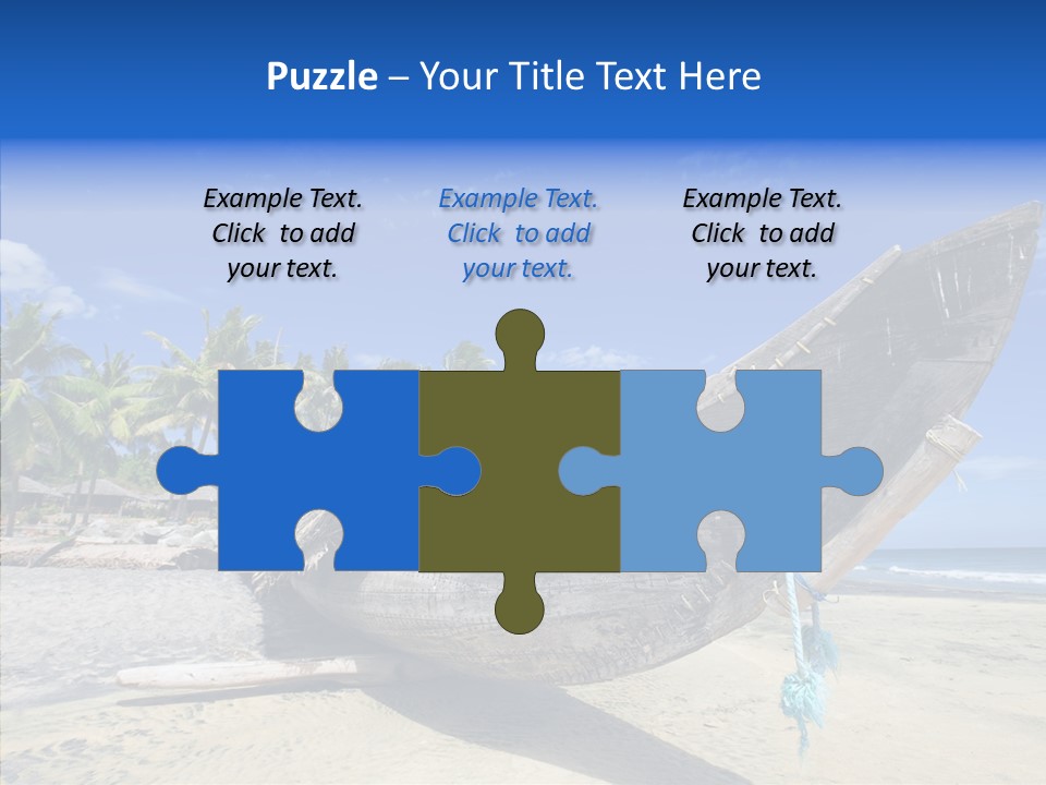 Leaf Swim Fun PowerPoint Template