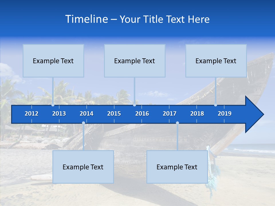 Leaf Swim Fun PowerPoint Template
