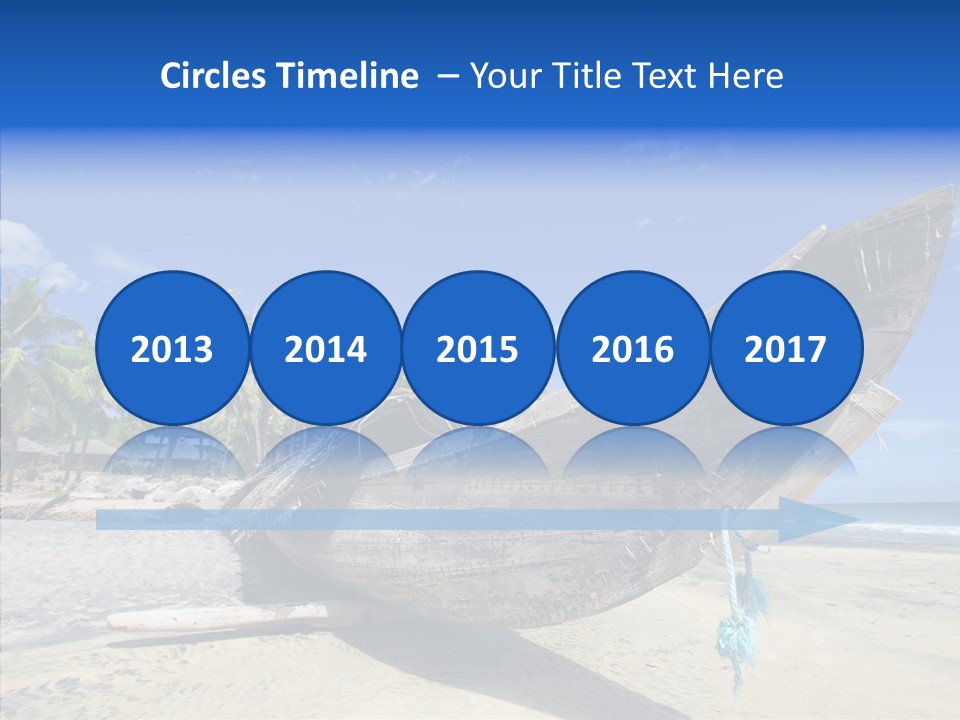 Leaf Swim Fun PowerPoint Template