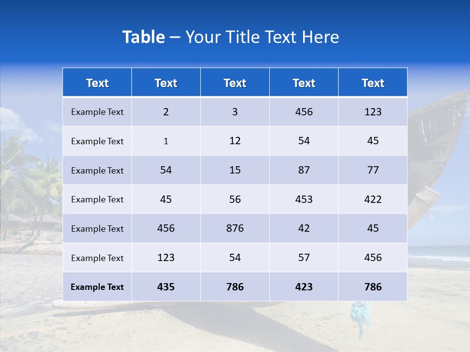 Leaf Swim Fun PowerPoint Template