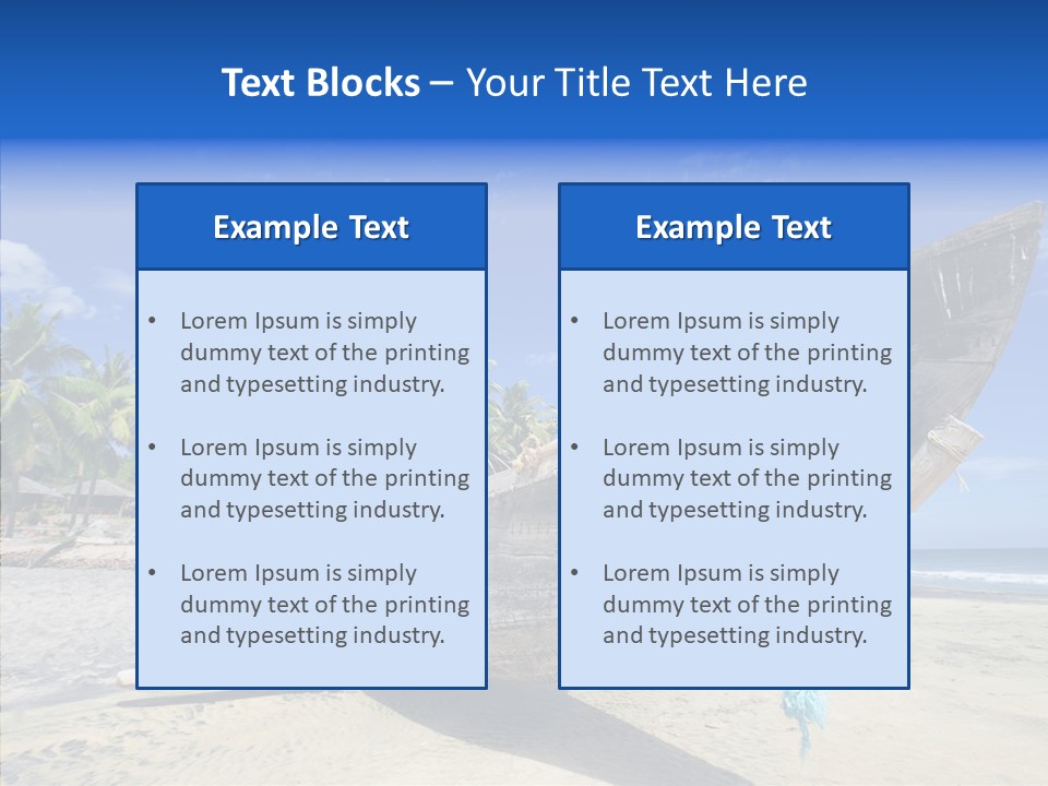 Leaf Swim Fun PowerPoint Template