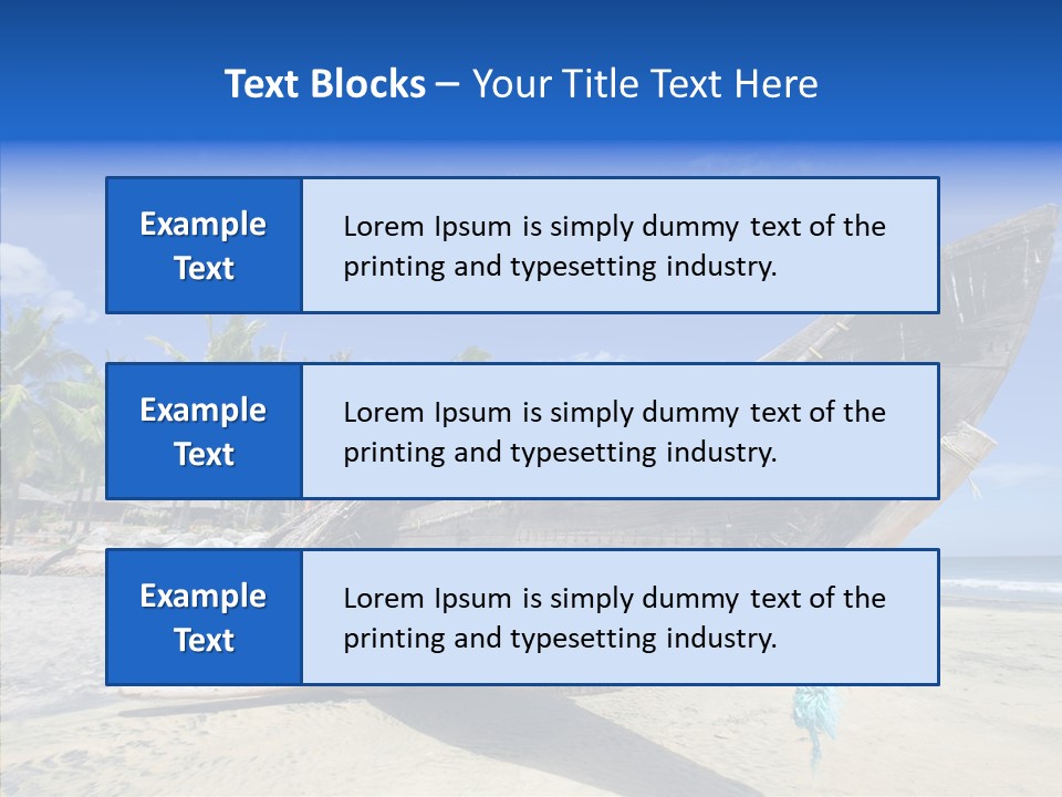 Leaf Swim Fun PowerPoint Template