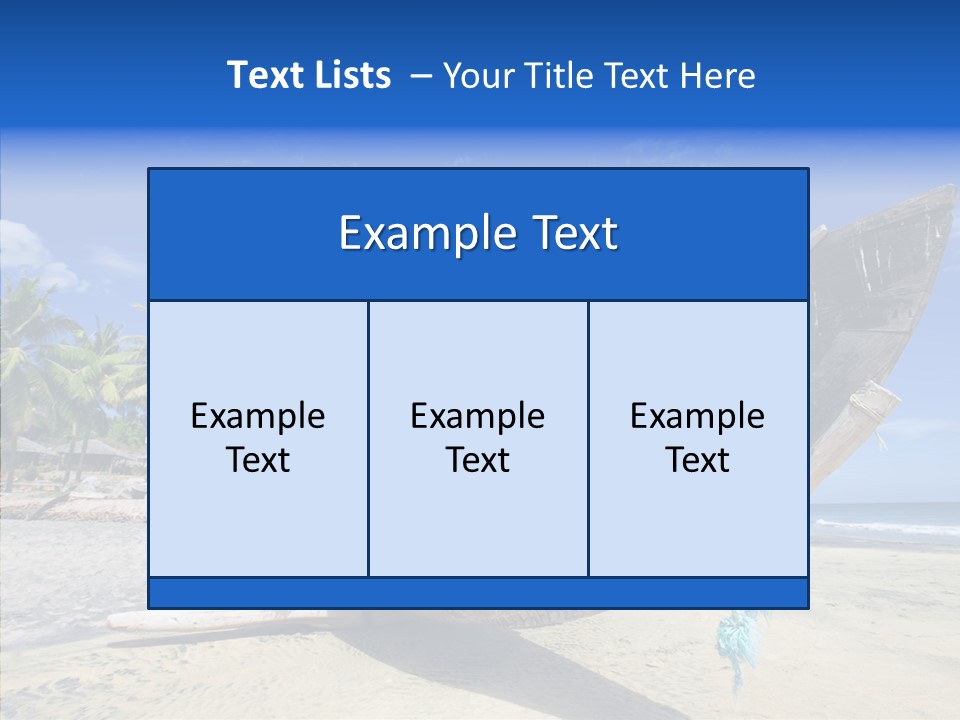 Leaf Swim Fun PowerPoint Template