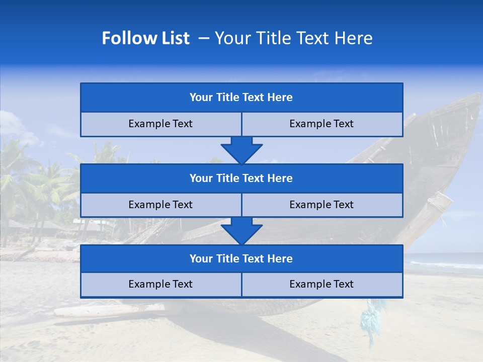 Leaf Swim Fun PowerPoint Template