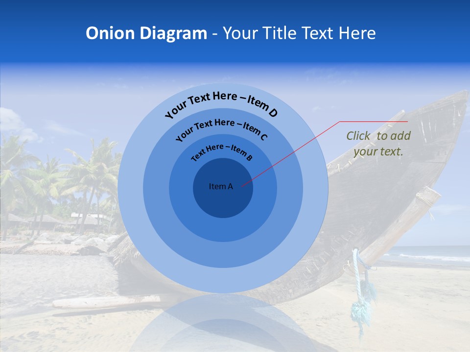 Leaf Swim Fun PowerPoint Template