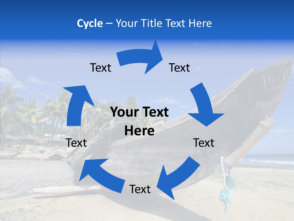 Leaf Swim Fun PowerPoint Template