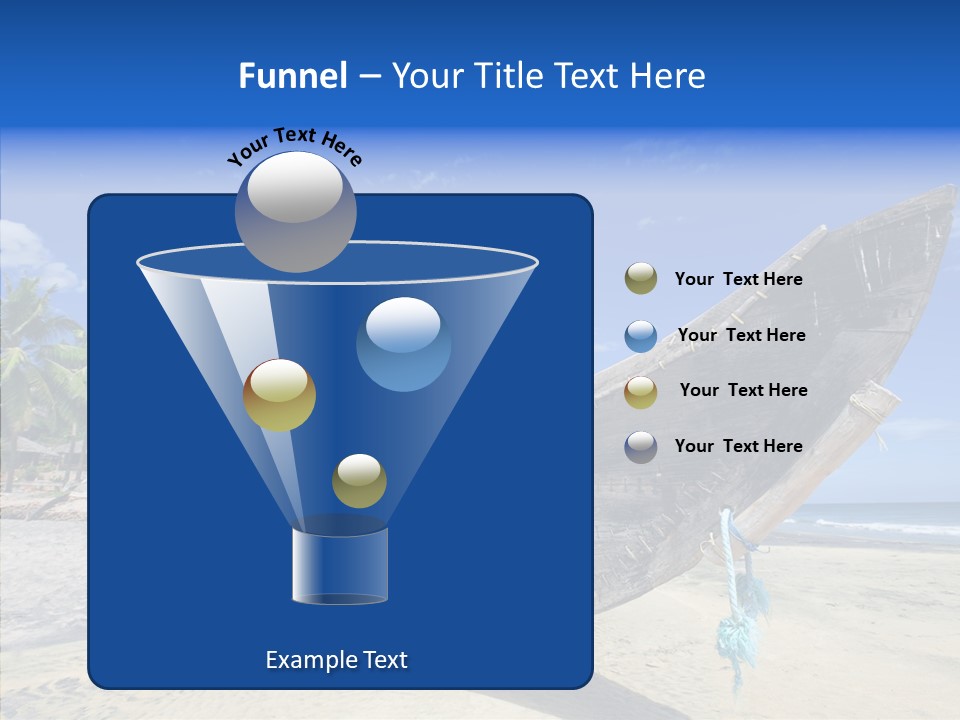 Leaf Swim Fun PowerPoint Template