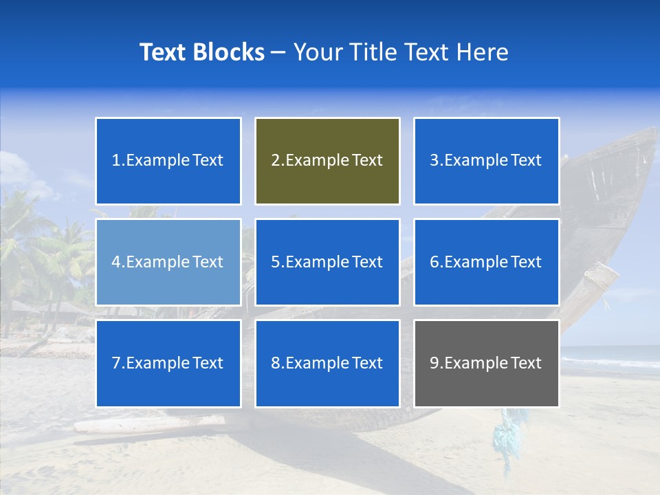 Leaf Swim Fun PowerPoint Template
