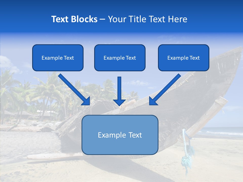 Leaf Swim Fun PowerPoint Template