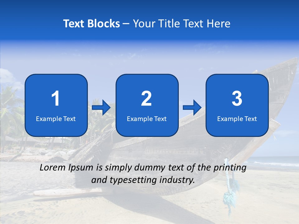 Leaf Swim Fun PowerPoint Template