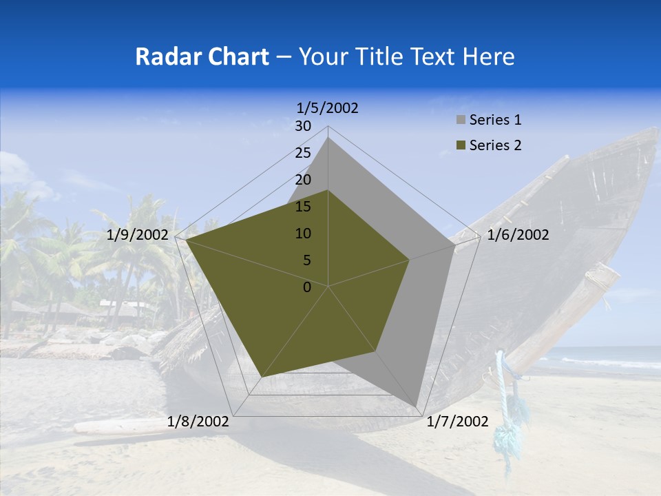 Leaf Swim Fun PowerPoint Template