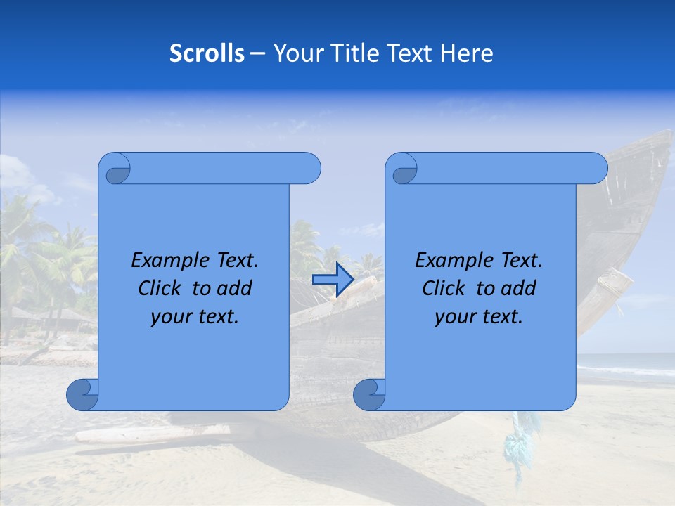 Leaf Swim Fun PowerPoint Template