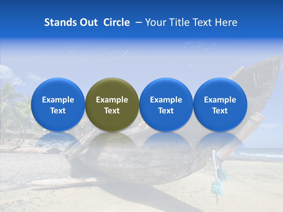 Leaf Swim Fun PowerPoint Template