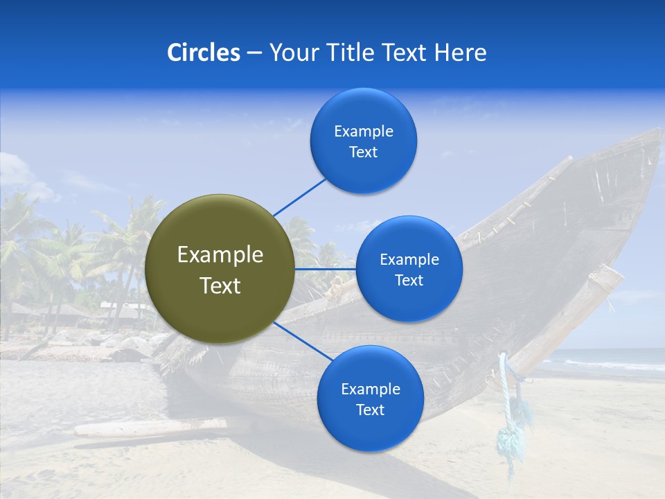 Leaf Swim Fun PowerPoint Template