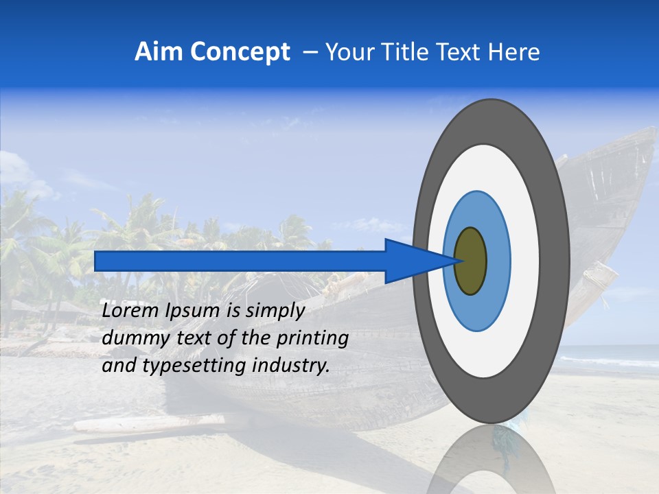 Leaf Swim Fun PowerPoint Template