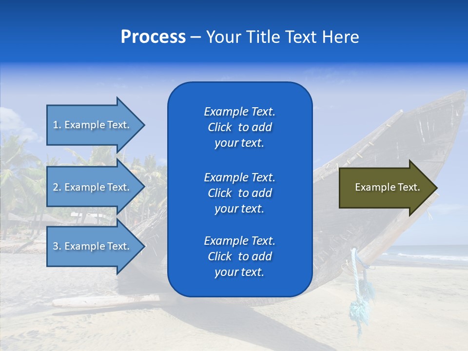 Leaf Swim Fun PowerPoint Template