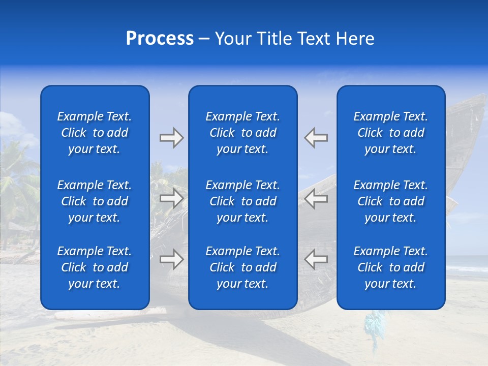 Leaf Swim Fun PowerPoint Template