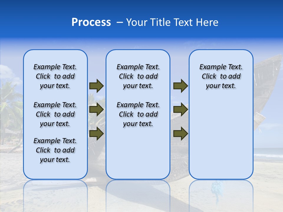 Leaf Swim Fun PowerPoint Template