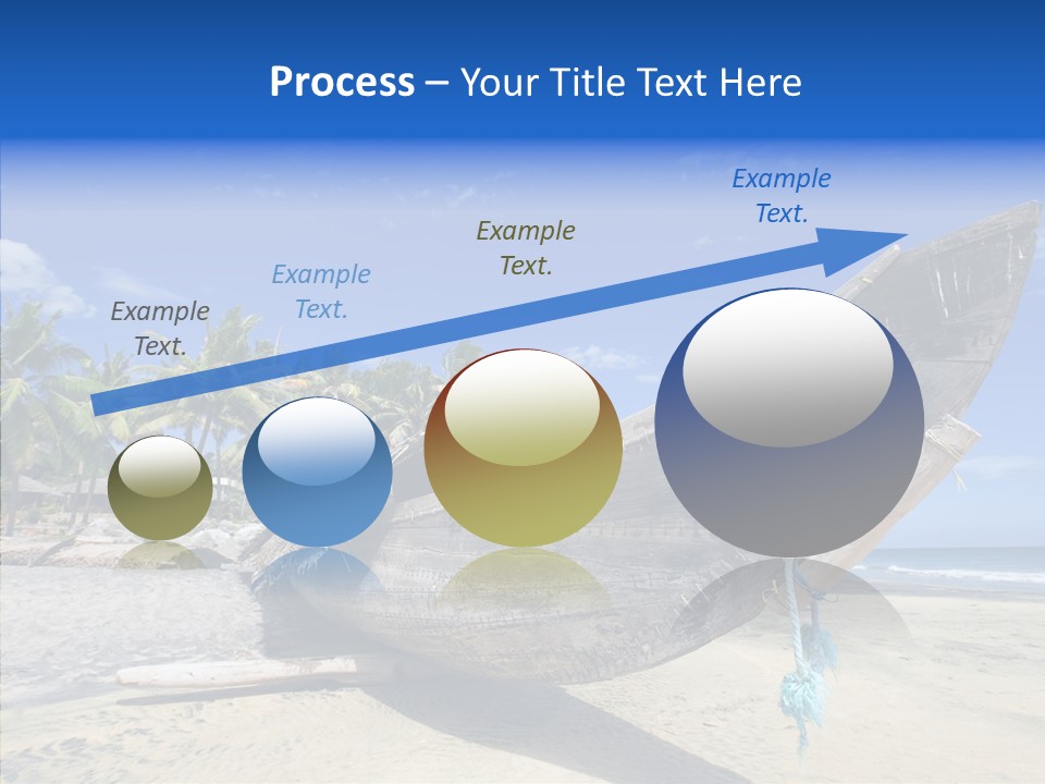 Leaf Swim Fun PowerPoint Template