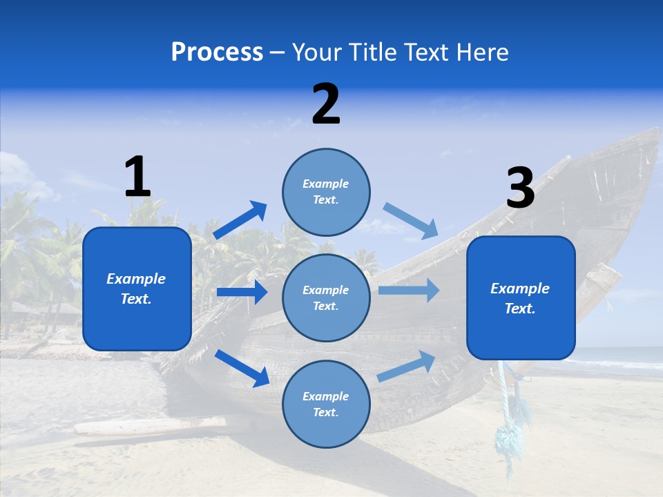 Leaf Swim Fun PowerPoint Template