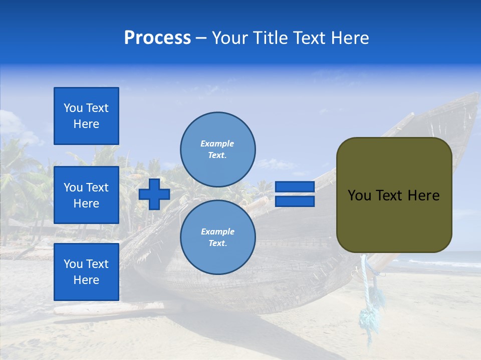 Leaf Swim Fun PowerPoint Template