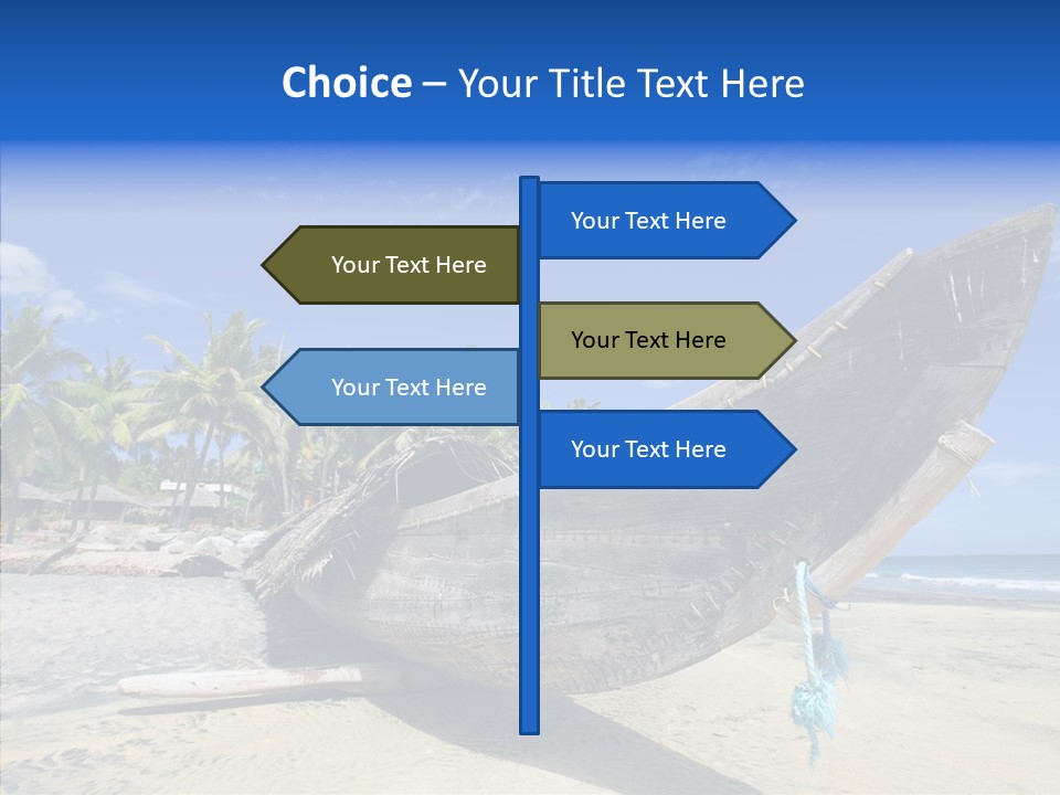 Leaf Swim Fun PowerPoint Template