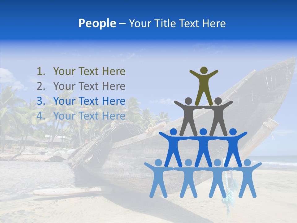 Leaf Swim Fun PowerPoint Template